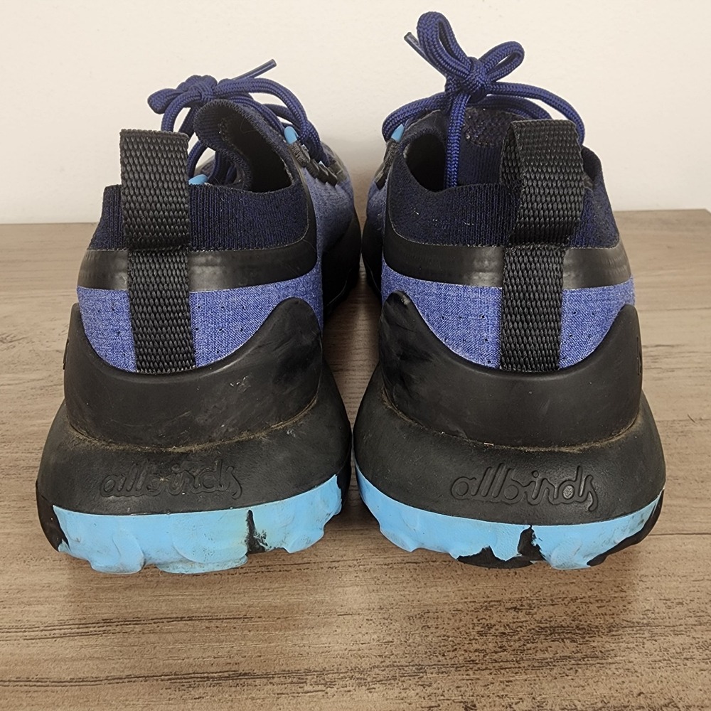 Allbirds Men's Navy and Light Blue Sneakers - Picture 4 of 7